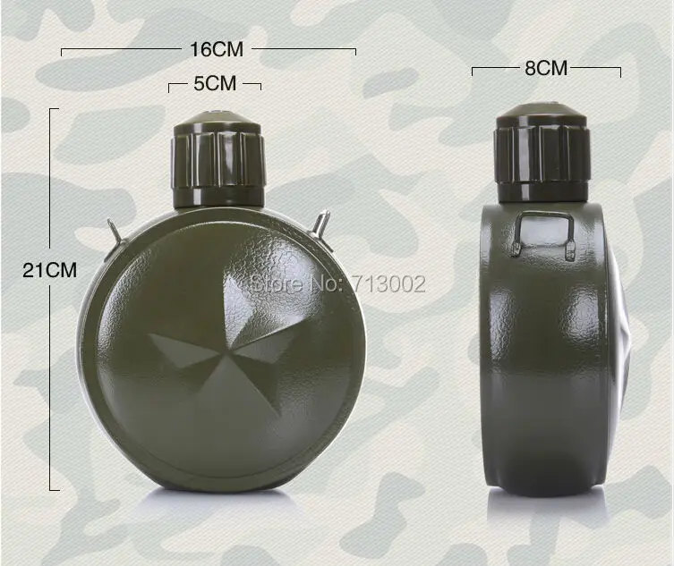 Суперармейская зеленая бутылка китайский военный чайник для воды из столовой