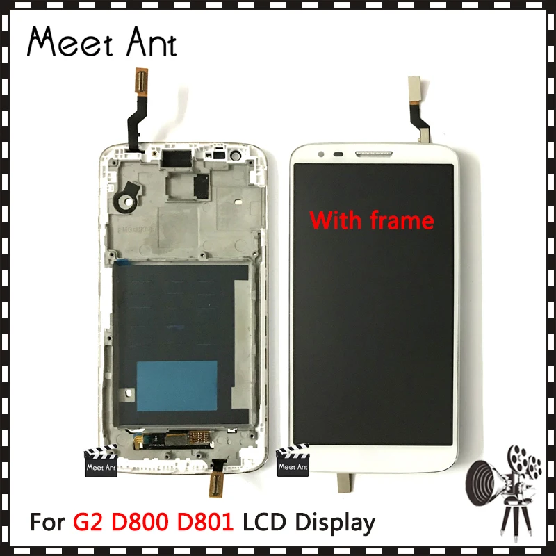 Высококачественный ЖК-дисплей 5 2 дюйма для LG G2 D800 D801 D803 с фотографией | Мобильные