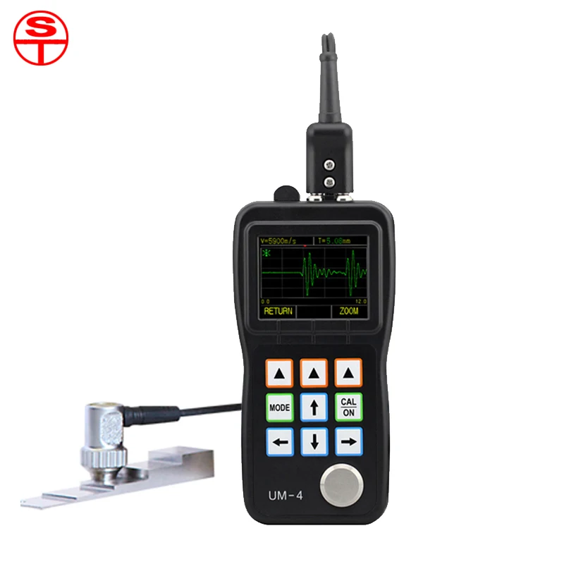 

A-Scan Snapshot Ultrasonic Wall Thickness Meter Tester Gauge UM-4