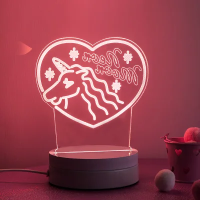 1pcs Lamp Милый Солдат Сейлор Мун фигурка мини Прекрасный милый мультфильм проекционный Ночник светильник кукла вечерние украшения подарки - Цвет: 1pcs Lamp