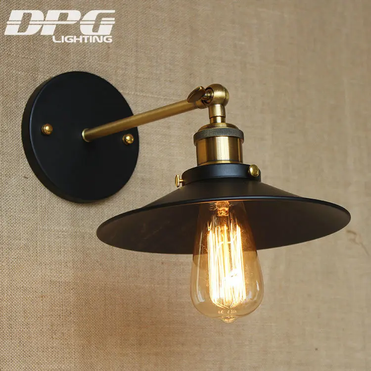 Винтажная настенная Светодиодная лампа лофт антикварные качели длинные руки