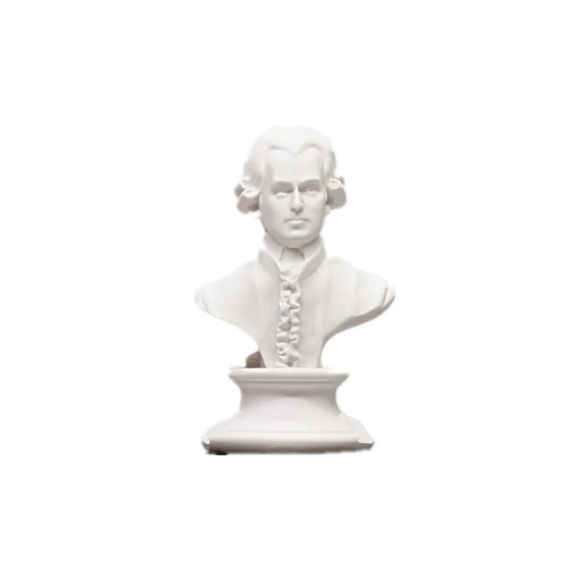 

Beethoven Chopin Mozart Tchaikovsky Schubert Bach Bust Statue Art Figurine Resin Craftwork Home Decoration 8Pcs/set R405