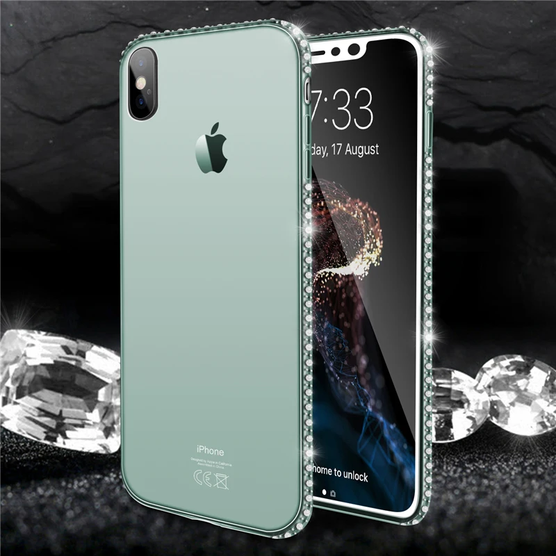 Moskado в виде бриллиантового украшения для Apple iPhone X 8 7 6s плюс 5S SE чехол телефона