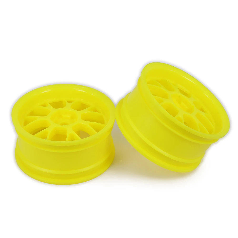 Пластиковые обода колеса 2 шт. 5 10 спиц шина для Rc автомобиля 1/10 по дороге гоночный