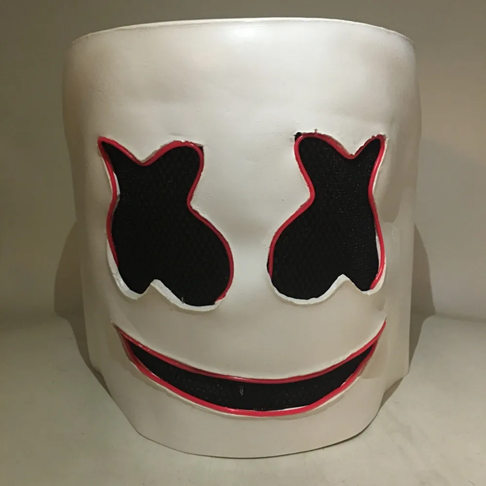DJ Marshmello шлем полного Косплэй Хэллоуина музыкальный фестиваль вечеринок со