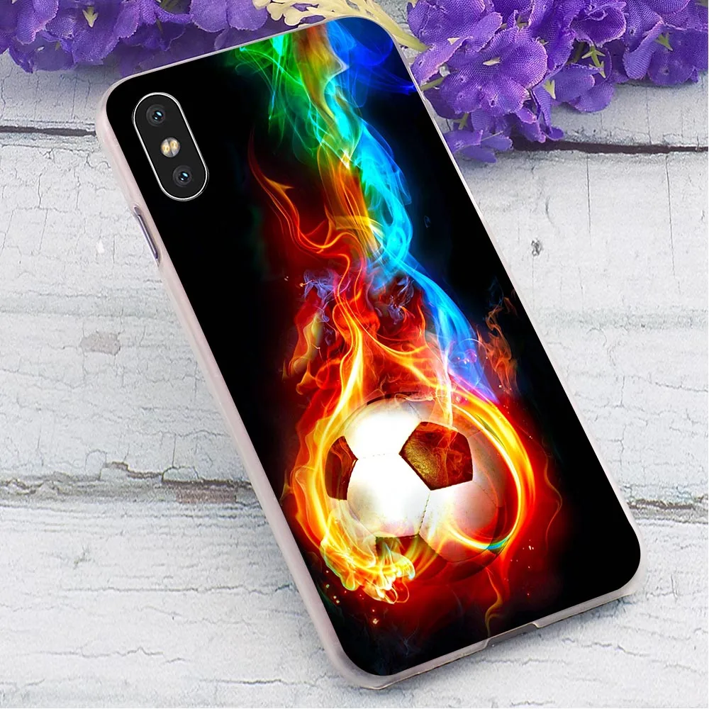 Чехол для телефона для спорта, футбола, iPhone 6S, 5 5S, SE 6/6, 6S Plus, 7, 8/7, 8 Plus, X, XS, XR, Xs Max, Жесткий Чехол, ультратонкий