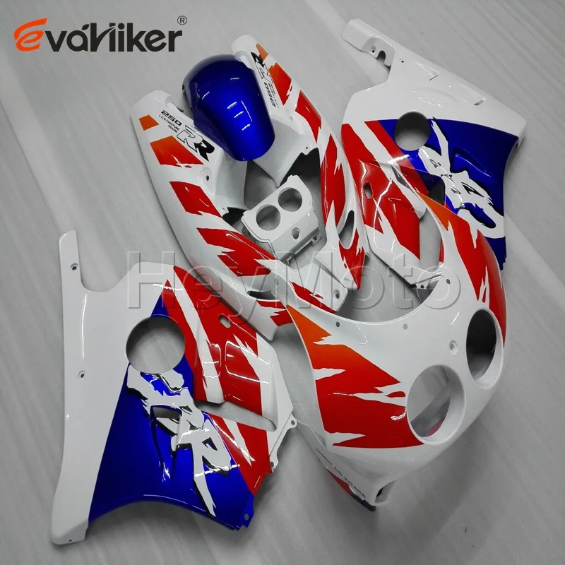 Обтекатель ABS для мотоцикла CBR250RR MC22 1990 1991 1992 1993 1994 1995 1996 1997 1998 1999 синяя литьевая