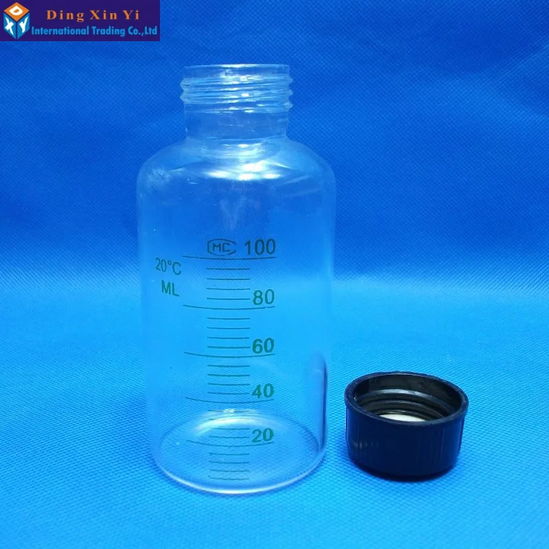 100ML1 0 шт./лот стеклянные флаконы градиентные для образцов сывороточная бутылка