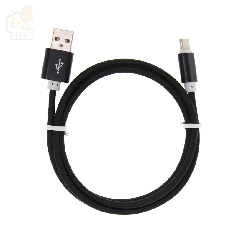 1 м 3 фута Type C Micro 5pin 8pin USB прочный нейлоновый плетеный кабель для синхронизации