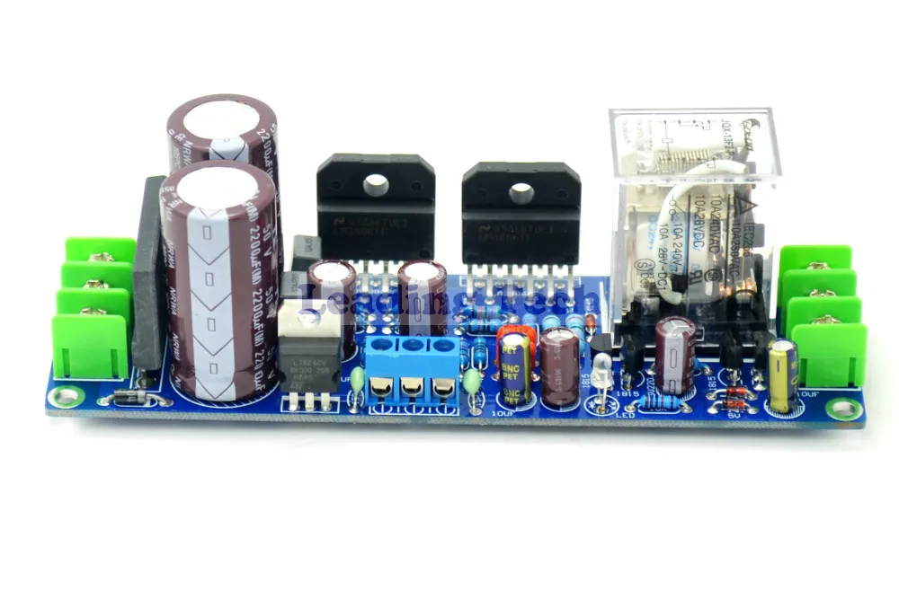 GC LM3886TF двухканальная Плата усилителя с фильтром выпрямителя защиты