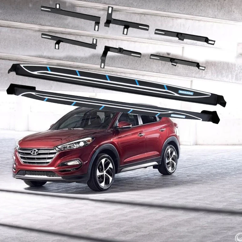 Для Hyundai Tucson 2015.2016.2017 автомобильные беговые доски авто боковые шаг бар педали