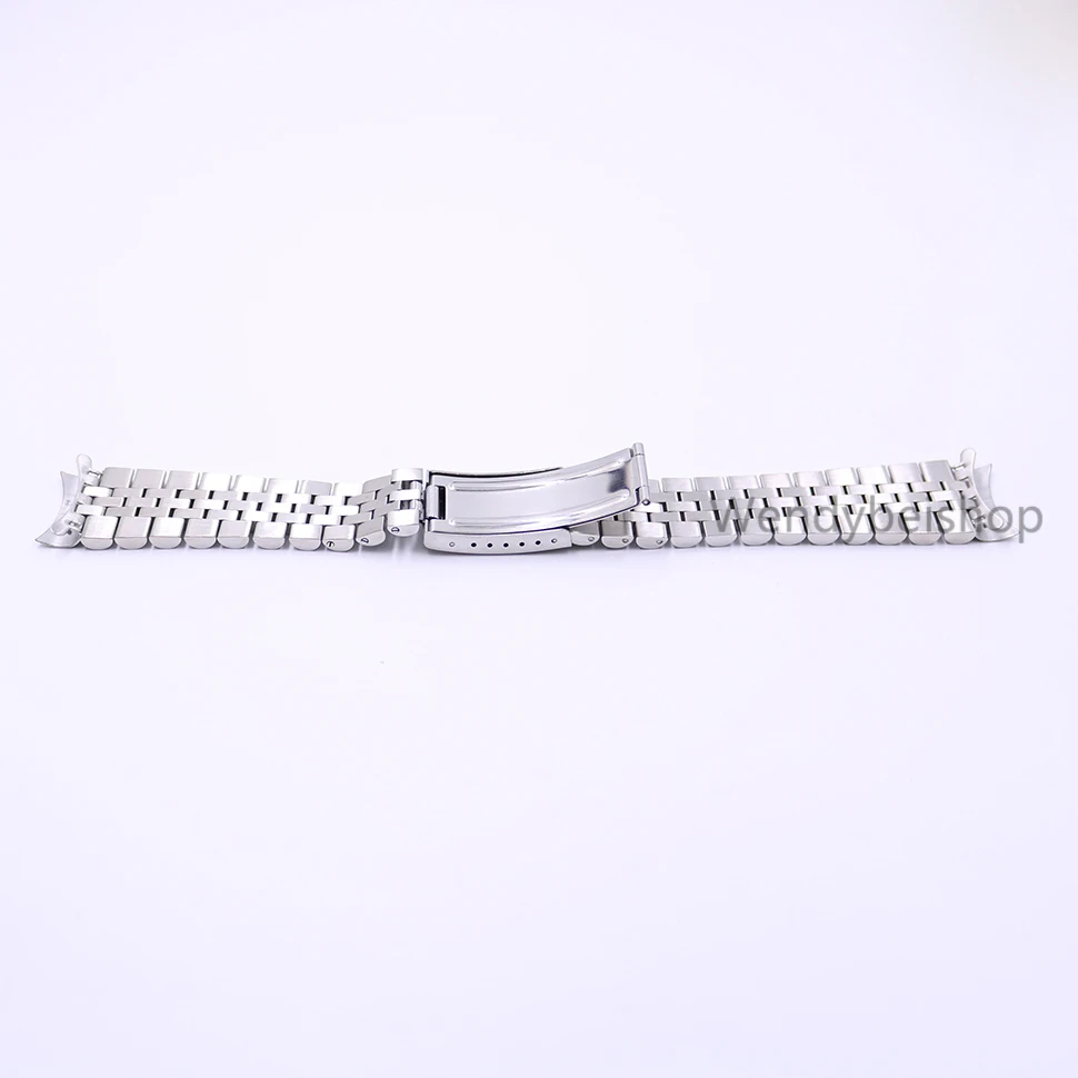 19 20 22mm Two tone Hollow Curved End Solid Screw Links Replacement Watch Band Old Style VINTAGE Jubilee Bracelet For Datejust