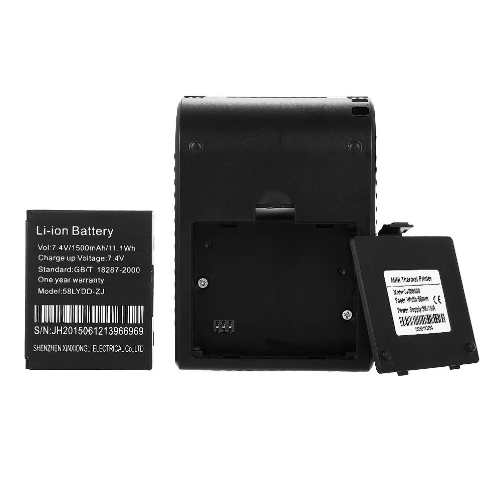 ZJIANG ZJ 5805 Pos терминал 58 мм Bluetooth 4 0 Android Мини POS чековый термопринтер Счетная машина