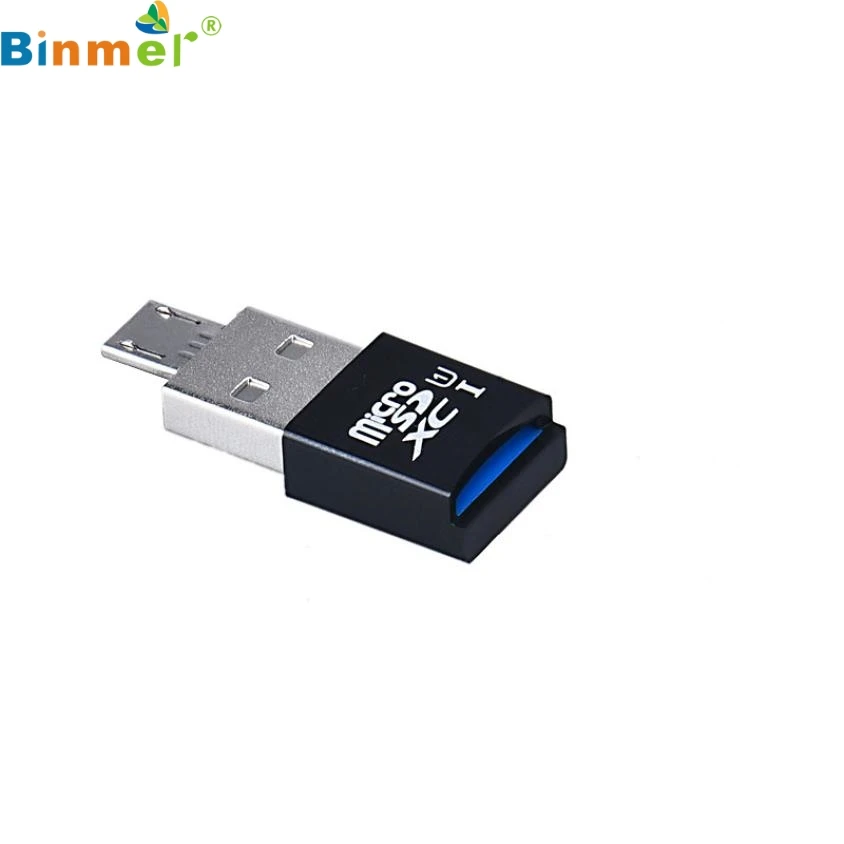 Binmer Factory Price MINI 5Gbps Super Speed USB 3.0+OTG Micro SD/SDXC TF Card Reader Adapter 60310 mosunx Drop Shipping | Компьютеры и