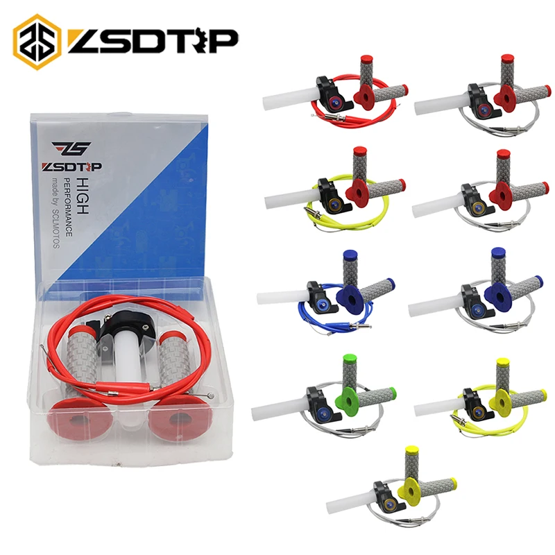 

ZSDTRP 7/8 "22 мм Твист дроссельной заслонки набор кабелей для CRF KLX TTR 110 125 150 200 250 cc Dirt Pit Bike