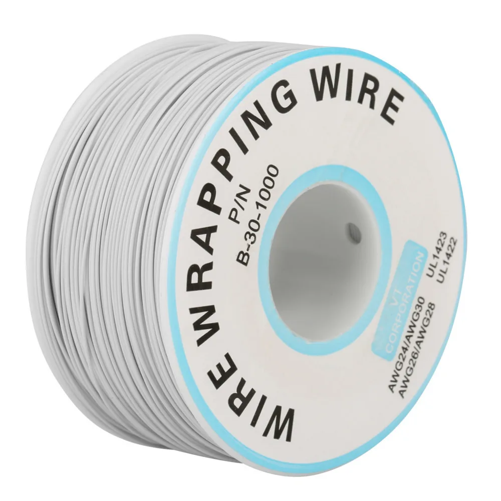 1 рулон проволочной обмотки одинарный медный провод 30AWG кабель 0,25 мм диаметр сердечника электрические провода