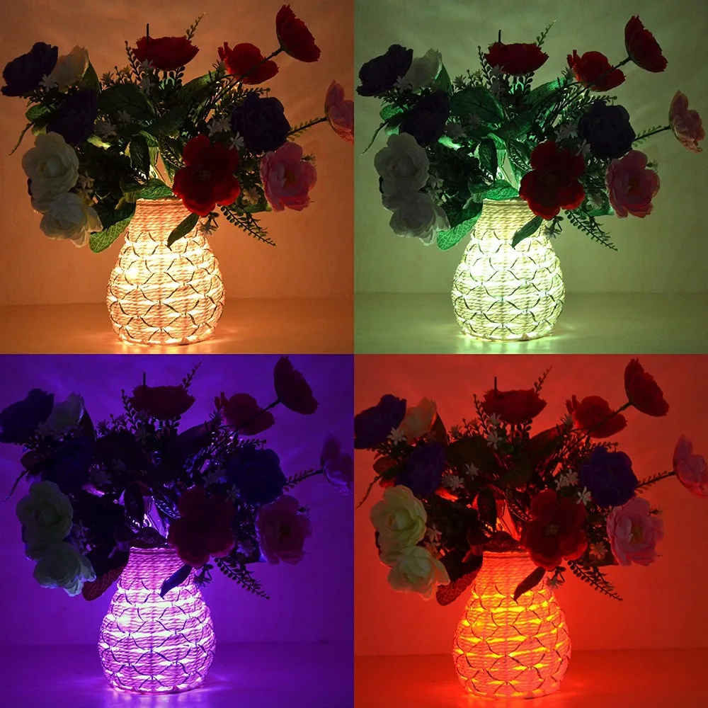 Светодиодный прожектор водонепроницаемый 10 цветов с пультом дистанционного