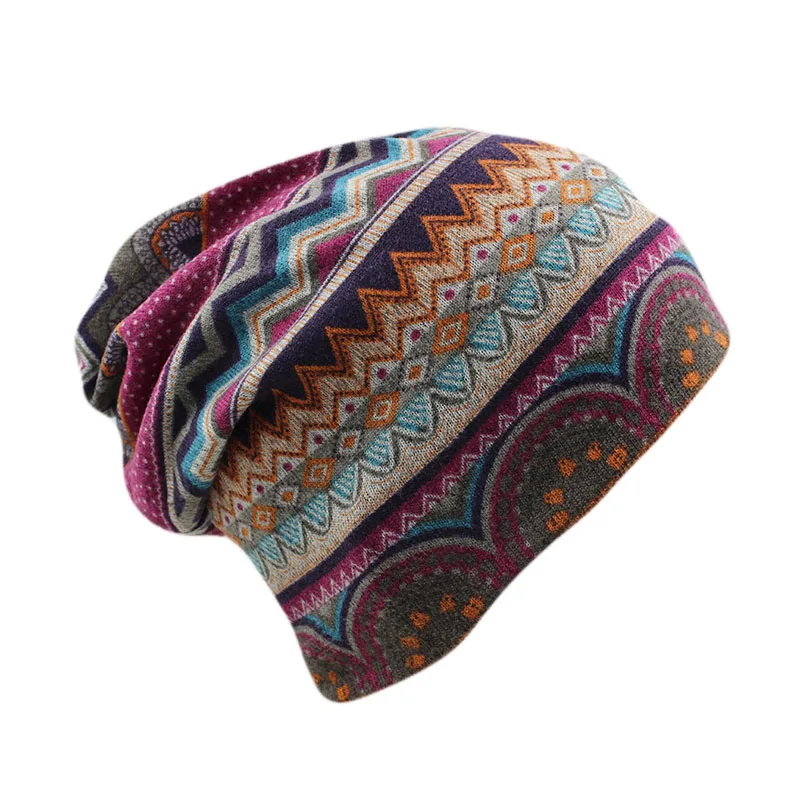 Miaoxi, новинка, женские шапочки, Skullies, Дамская мода, высокое качество, хип-хоп, Цветочный, зимняя шапка, шарф, для взрослых, полиэстер, Осенняя шапка, головной убор