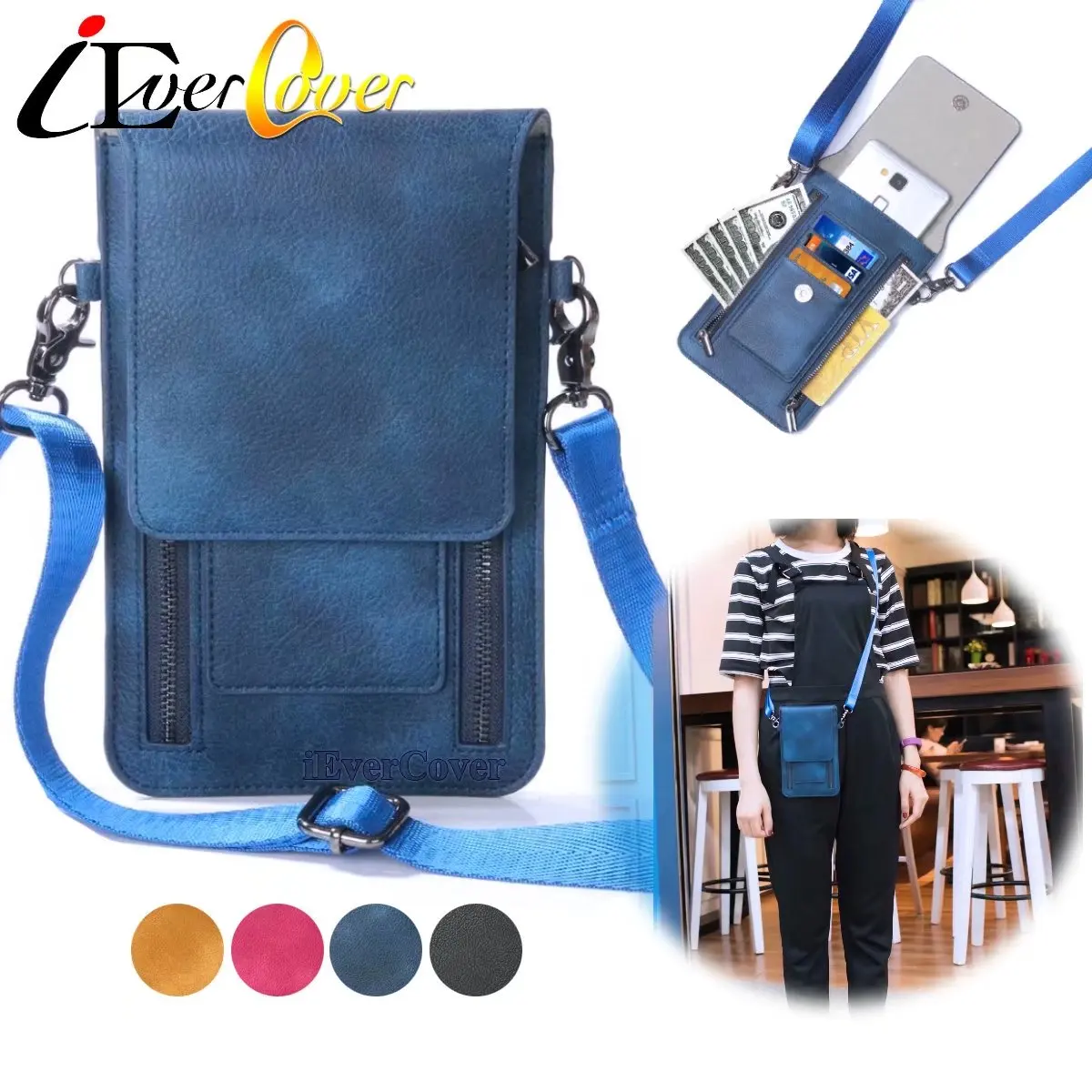 Женская сумка Кроссбоди для Huawei P8 P9 P10 P20 Honor 10 9 8 7 7i 6 4C Nova чехол телефона с