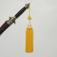2 pcs tai chi sword tassel hand made kung fu wushu jian sui nylon short accessories martial arts equipment 22cm