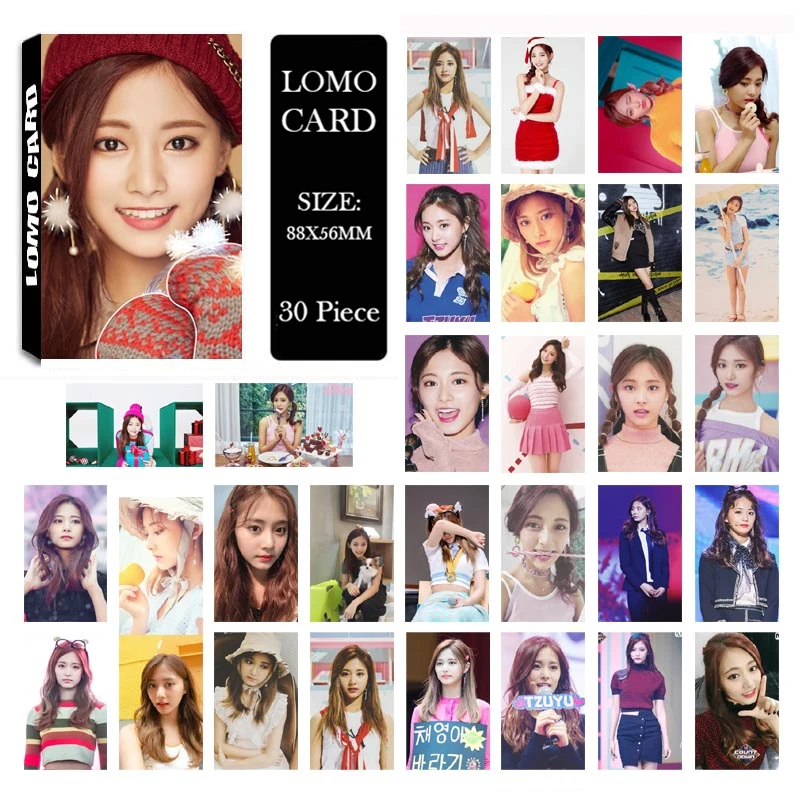 KPOP TWICE CHEER UP Tzuyu альбом ломо карты K POP Новая мода само сделанная бумага фото карта
