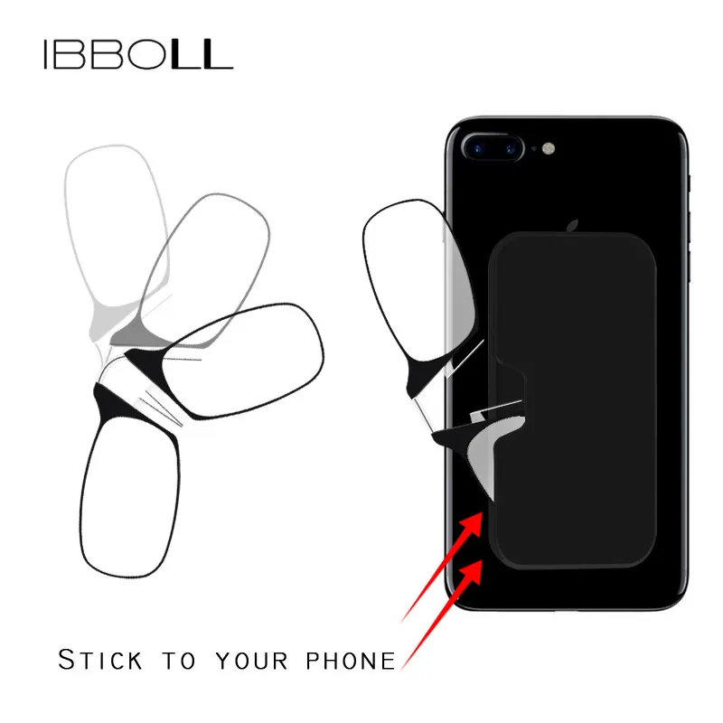 Ibboll портативный зажим для носа мини очки чтения женские оптические мужские с