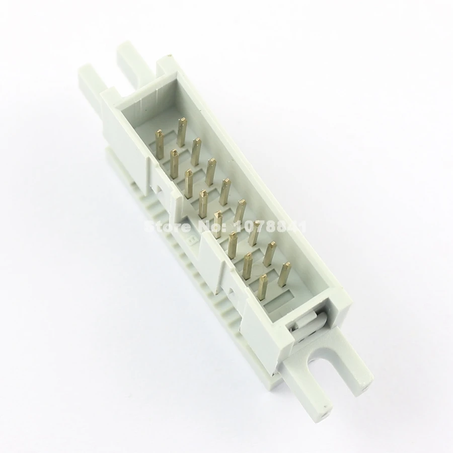 10 шт. 2 54 мм Шаг 2x8 Pin 16 штекер прямой тип IDC Кабельная коробка разъем|connector 2.54mm|connector