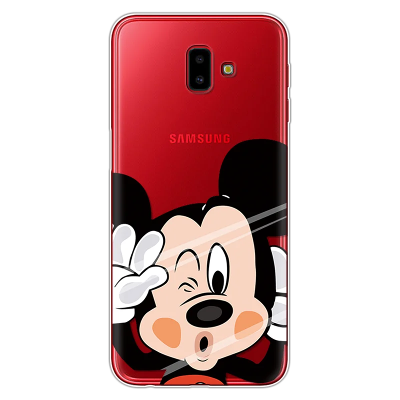 miqi Милый мультяшный чехол для samsung Galaxy J6, мягкий силиконовый чехол из ТПУ для Galaxy J6 Plus J6+ J6Plus J610F SM-J610F, тонкий - Цвет: miqi