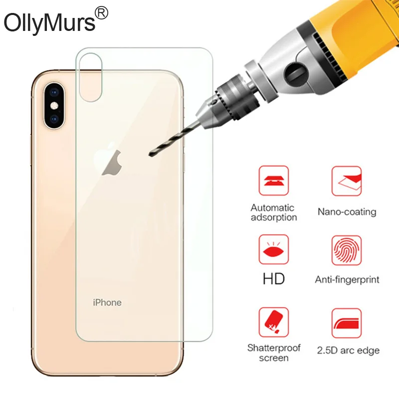 2x заднее закаленное стекло для iPhone X XS Max XR 6 S 6s 7 8 plus Защитное стекло для экрана на iPhone 8 Plus 11 Pro 7 стекло