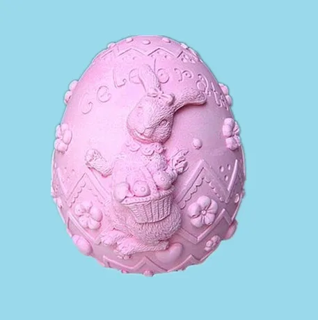 3D форма для пасхального яйца мыла силиконовая формы свечей инструменты