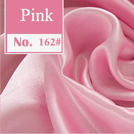 Оптовая продажа 10 м/лот шелковая атласная ткань из полиэстера для свадеб