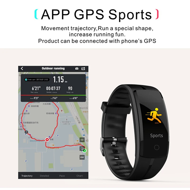 Teamyo QS100 Смарт часы IP67 водонепроницаемые с gps Watche кровяное давление информация