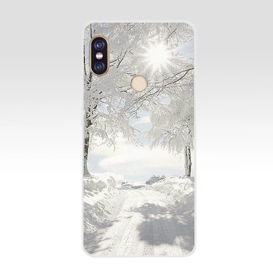 45AQ зимний Солнечный Мягкий Силиконовый ТПУ чехол для телефона xiaomi redmi 6 pro note 5 plus 4