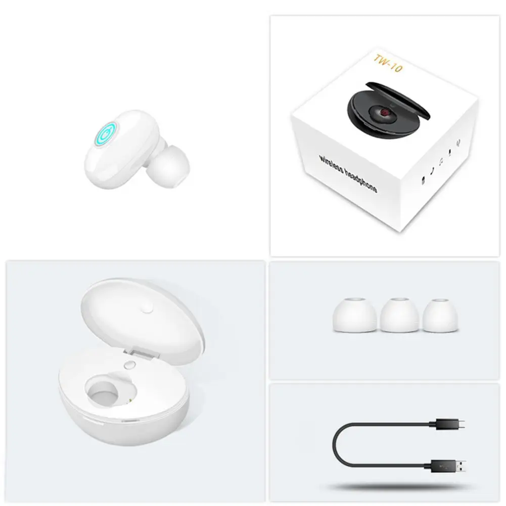 

Wireless Earphone Bluetooth 4.2 Headphone Invisible Mini Bluetooth Headset Earpiece with Mic fone de ouvido For iPhone Mobile Ph