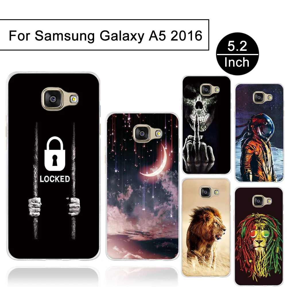 Мягкий ТПУ чехол для Samsung Galaxy A5 2016 A510 A510F SM силиконовый чехлы с принтом|Бамперы| |