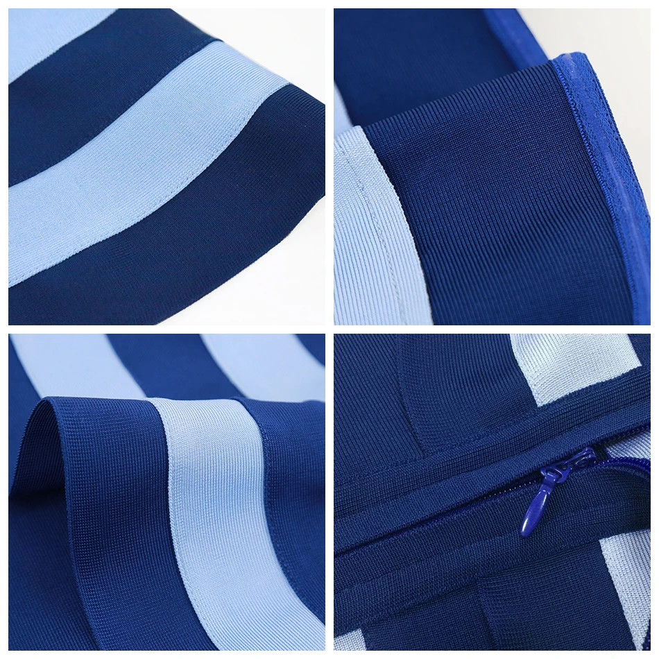 CIEMIILI Новая мода с открытыми плечами Лоскутная выше коленная повязка 2018