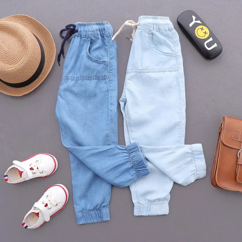 Новинка 2018 весенне-осенние модные свободные эластичные винтажные синие джинсы