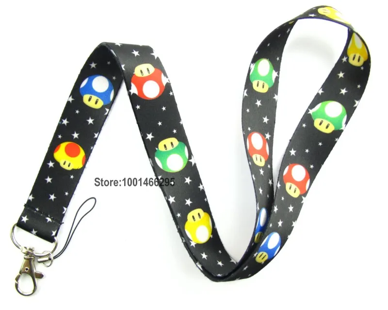 Free shipping 10 Pcs /Wholesale lots Super Mario Necklace Strap Lanyards Cell Phone PDA Key ID Charms L084 | Украшения и