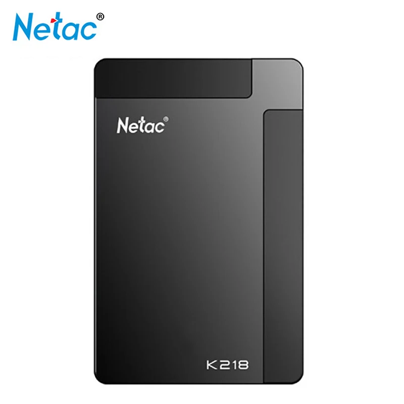 Netac K218 USB 3.0 HDD 1TB 2TB Flash Drive 2.5 inch External Portable Hard Drive LED Drive for Windows Mac system 5400RPM