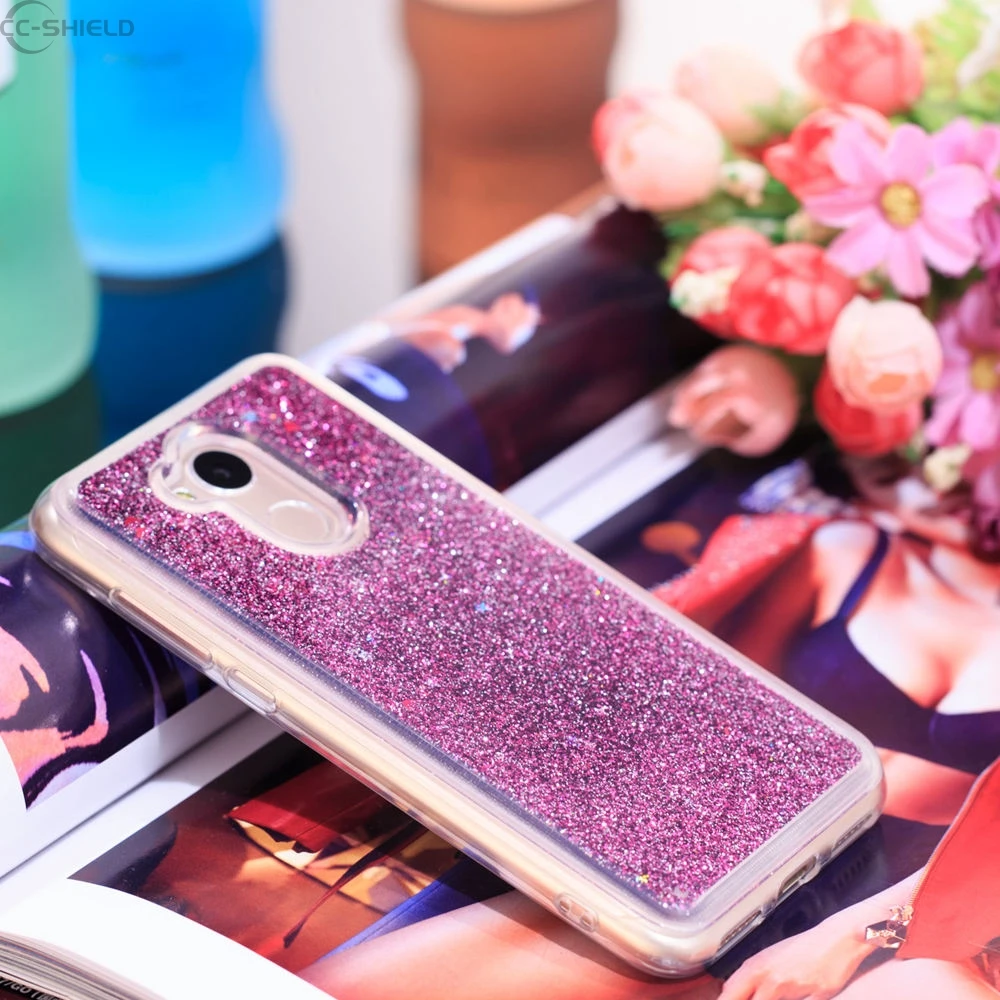 Чехол для телефона с зыбучим песком Huawei Honor 6A A6 DLI-L22 Honor6A Dynamic Liquid Love Heart мягкая