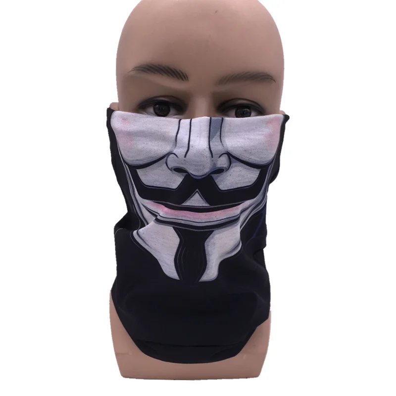 Beard Bandana Balaclava Neck Motorcycle Cycling Variety Turban Magic Outdoor Breathing Windproof Caps Drop Shipping | Аксессуары для