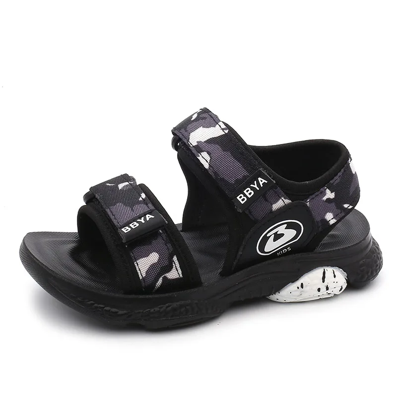 babaya Summer Beach Sandals Kids Boys Leather Children Shoes for 2019 New Fashion Little Toddler 26-37# | Детская одежда и обувь