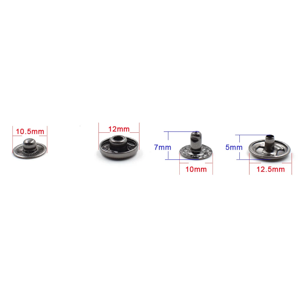 50 sets12.5mm кнопки + вручную установить инструмент в коробке аксессуары