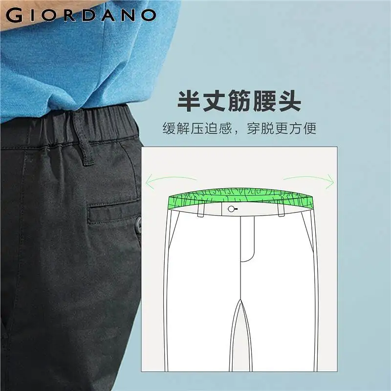 Giordano летние шорты на талию стандартной высоты выполнены из натурального льна и хлопка,имеют несколько цветовых решений