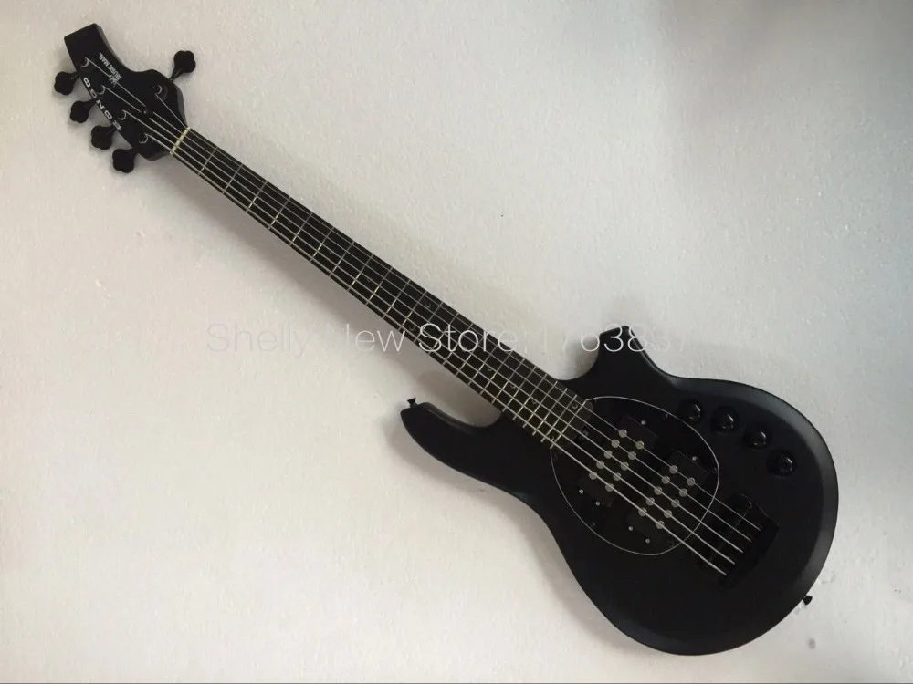 Шелли новый магазин настраиваемый матовый черный Musicman StingRay bass ebonboard 5 струн