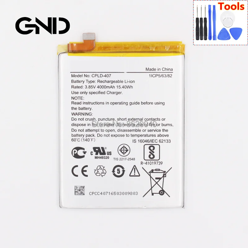 GND 4000 мАч/15.40Wh 3 8 V CPLD 407 Замена Батарея Вертикальный чехол книжка для Coolpad мобильный