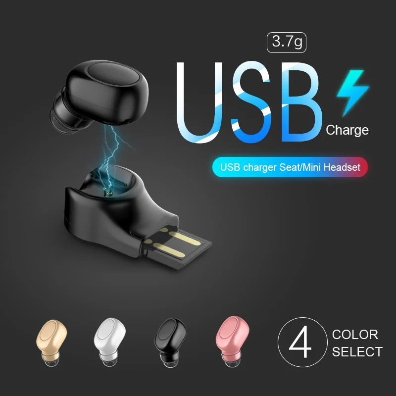 EDAL Bluetooth наушники в ухо мини беспроводные гарнитуры Магнитный USB зарядное
