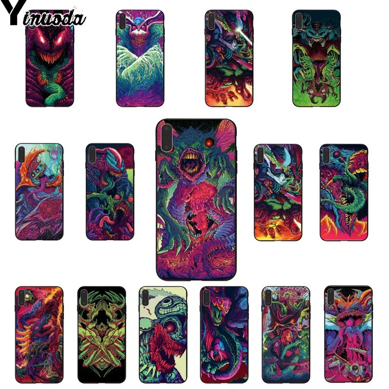 Yinuoda Hyper Beast Csgo Мягкий силиконовый чехол для телефона из ТПУ iPhone X XS MAX 6 6s 7 7plus 8 8Plus 5 5S