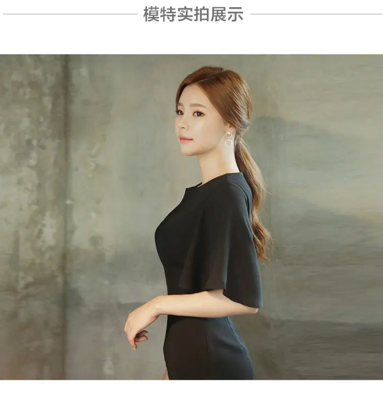 Женское летнее платье карандаш с круглым вырезом|Женские платья| |