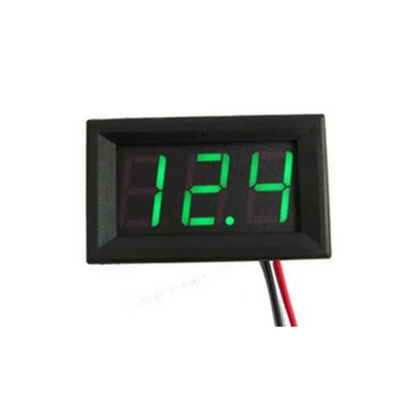 Newest Mini Voltmeter Tester Digital Voltage Test Battery DC 0-30V Red/Blue/Green Auto Car | Автомобили и мотоциклы